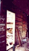 Burr Hill Cabin Inside Before Dismantling